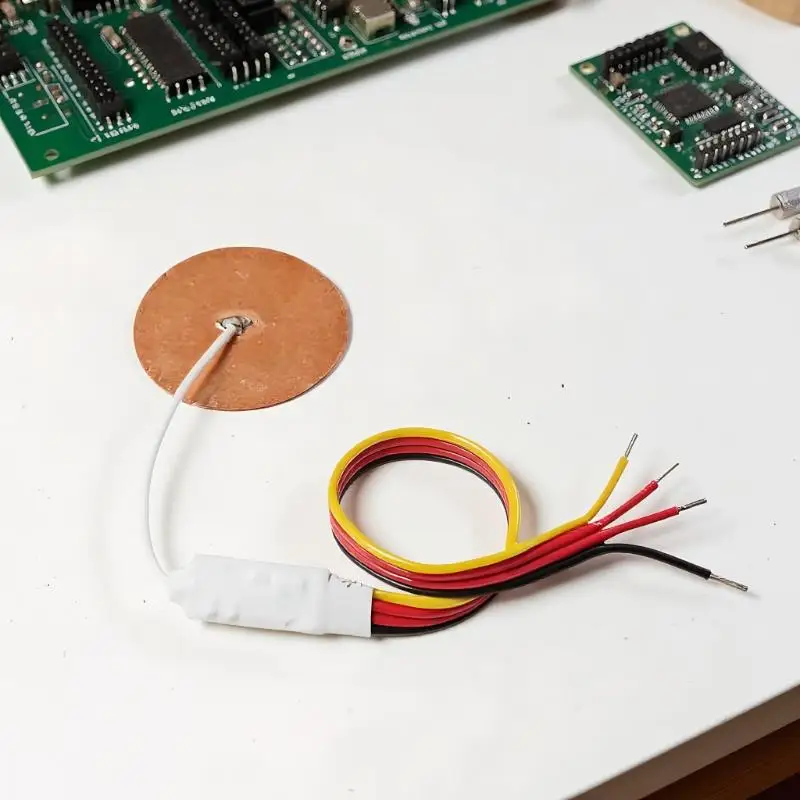 

12v24v Mini Touch Sensor Switch Without Opening Penetrating Wood Board Glass Sensor Copper Foil Self-adhesive Jog Reset