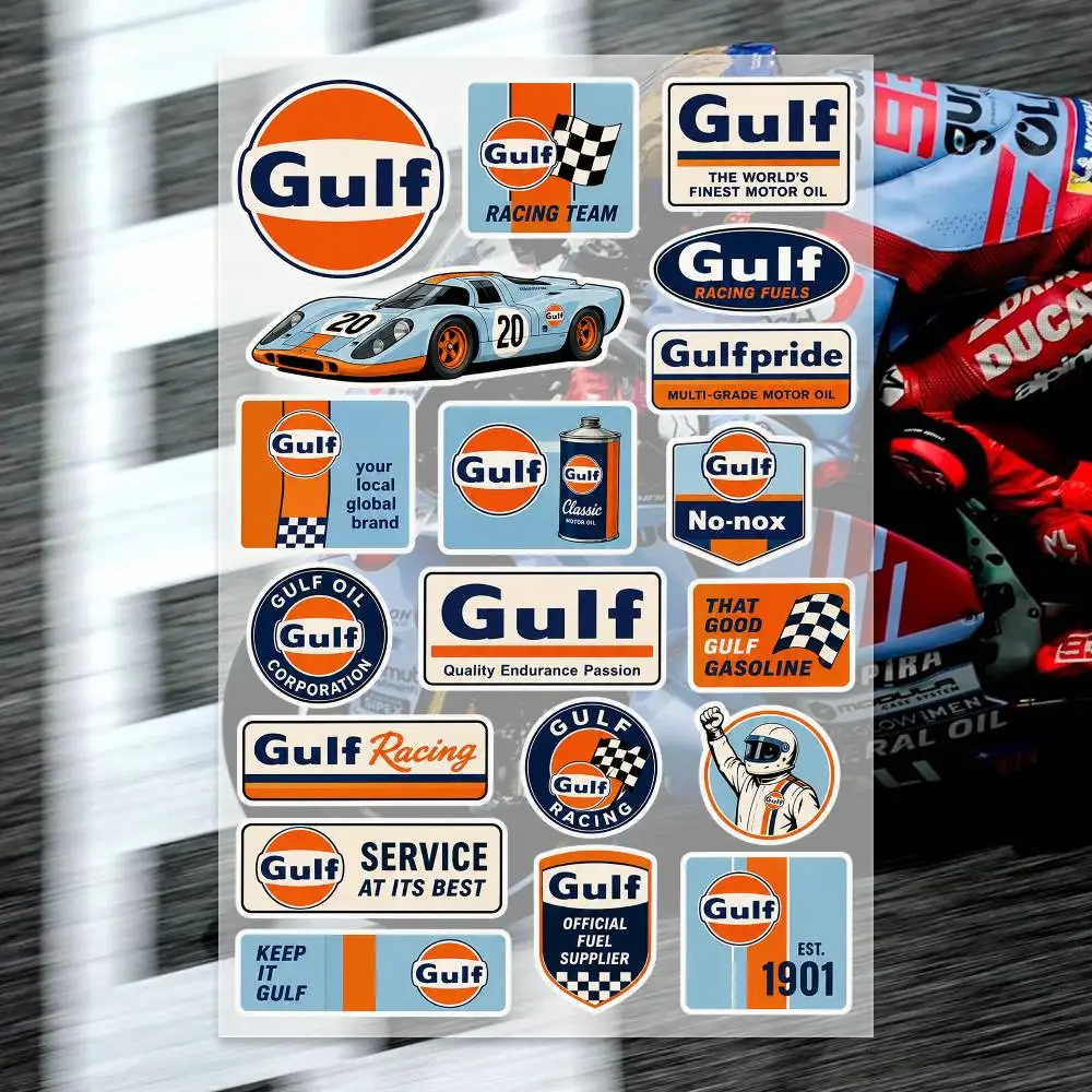 G-GULF Stickers Moto Sticker Auto Body Bumper Windows Motorcycle Laptop Walls Vinyl Decal Car Tuning Accessories