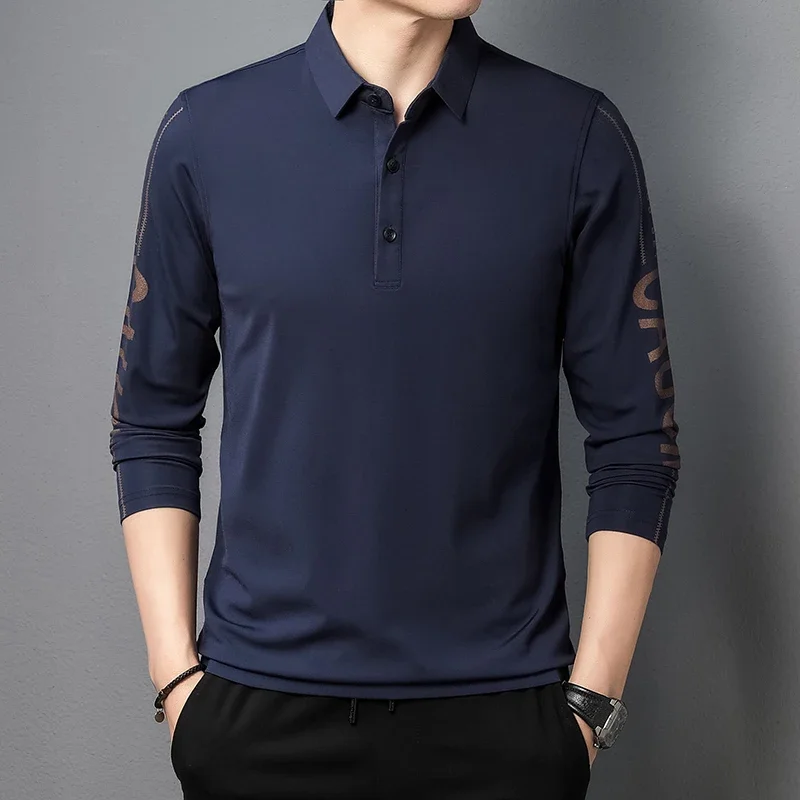 Pull Polo polyvalent pour hommes, pull confortable, design de document solide, nouvelle mode de printemps