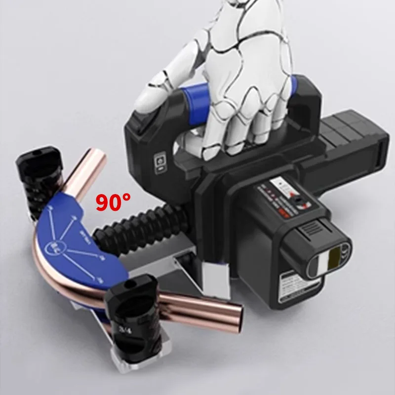 

VEB-1 Portable Lithium Battery Combination Pipe Bender 90°Multifunction Copper Air Conditioning Tube Fast Bending Machine 6-22MM