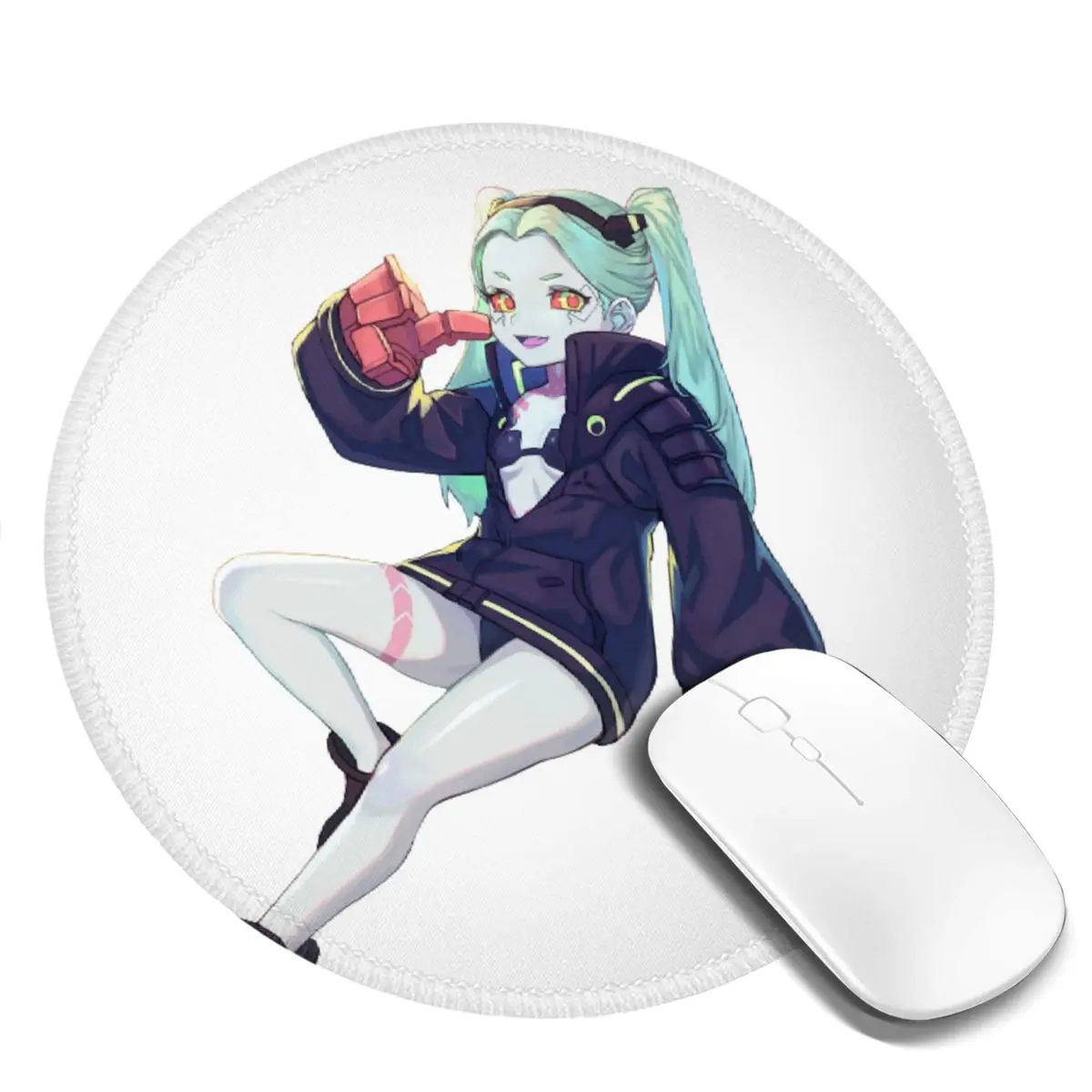 Gamer Mouse Pad Rebecca Of Edgerunners Waterproof Mousepad Desk Accessories Anime Girl Japan Mouse Mats For PC Laptop Computer