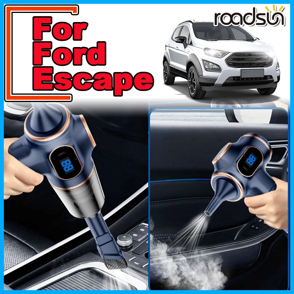 Staubsauger Handheld 95000Pa Auto Staubsauger High Power Starke Saugkraft und Blasen Mini Staub Collecto Für Ford Escape