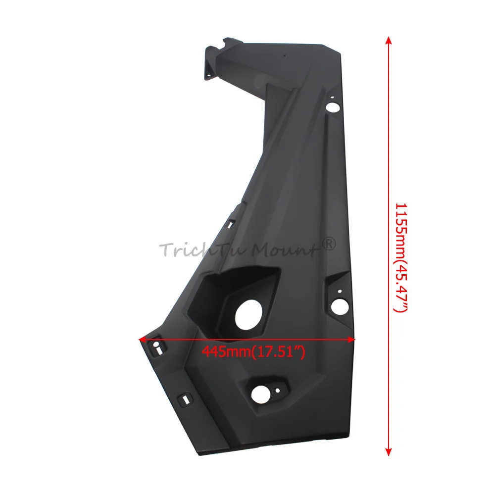 1 Pair Hand Rocker Panels Compatible With Polaris RZR XP 900 1000 Trail Turbo S  EPS Premium Sport 15-24 ATV UTV Accessories