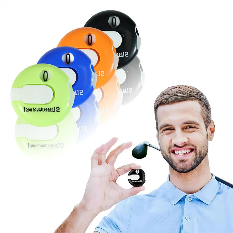 Golf Hat Clip Scorer One Click Zeroing Glove Clamp Counter SC005