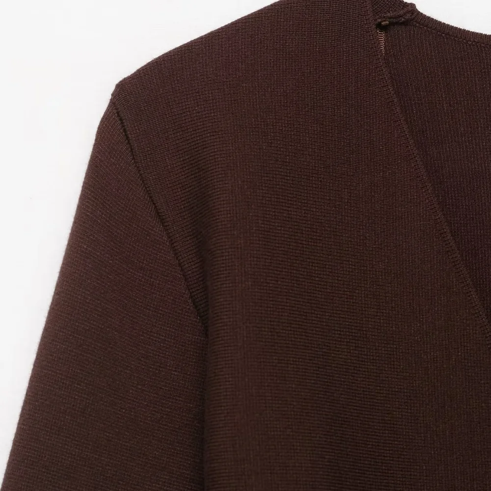 UNIZERA 2025, neue Damenbekleidung, elegantes, lässiges, modisches Design im europäischen und amerikanischen Stil mit Gürtel-Strickjacke