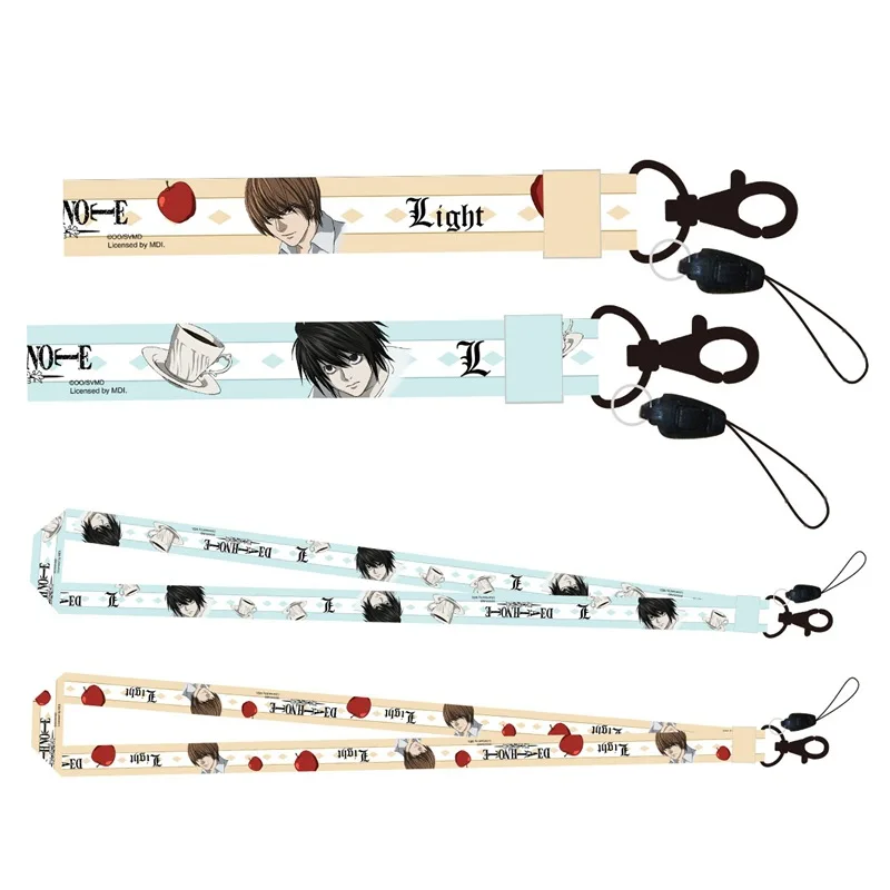 Death Note Light Yagami L Lawliet Character Combination Series China Official Authorization Multi-functional Lanyard