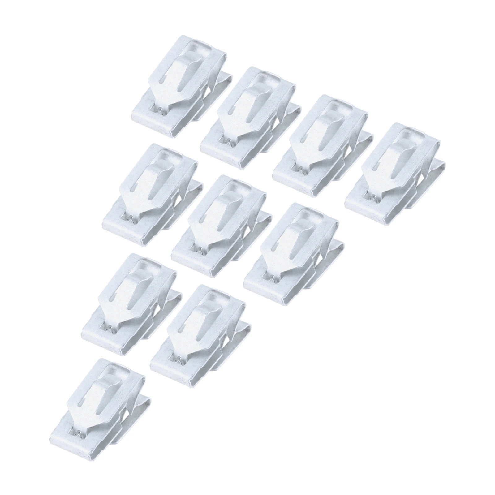 10 Piezas de Clips Metálicos para Maletero 1430815 W712474-S439, Clips para Revestimiento de Puerta Trasera/Portón, para Ford Fiesta MK6 Focus MK3 Mondeo MK3 S-MAX MK1