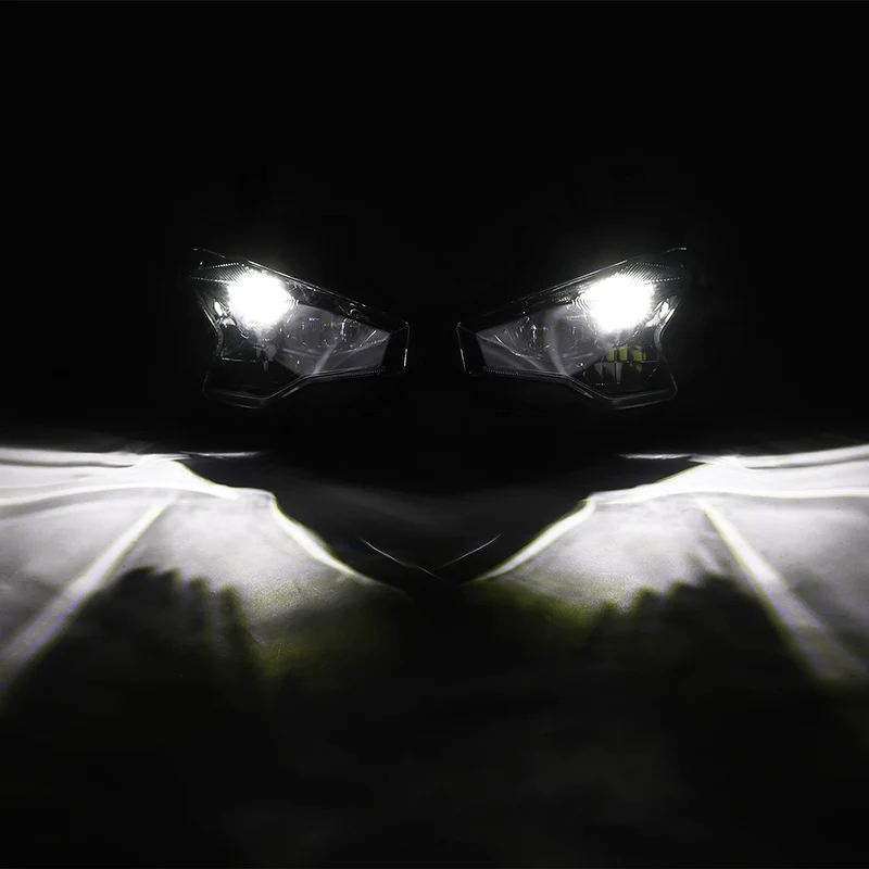 Motorcycle Front LED Headlight Assembly For Kawasaki Ninja 7 Hybrid 2024-2025 E-MARK