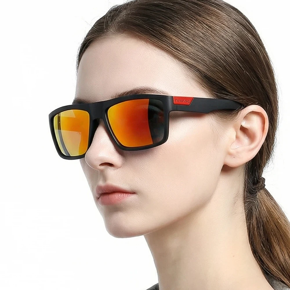 Stilvolle Sport Polarisierte Sonnenbrille Männer Frauen Fashion Square Männliche Sonnenbrille Vintage Fahren Angeln Outdoor Shades UV400 – Detail 3