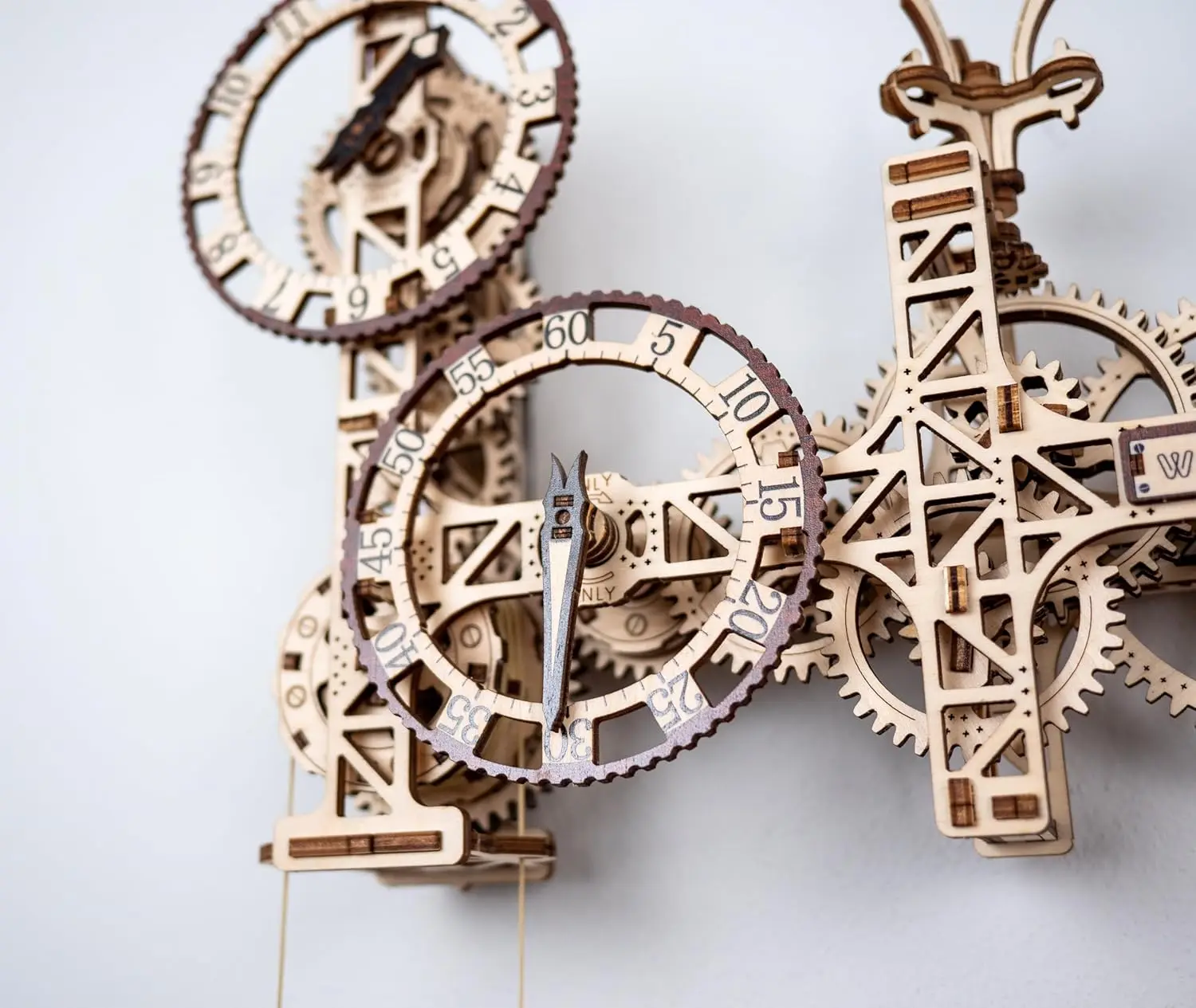 Kit d'horloge en bois Steampunk – Puzzles 3D pour adultes – Kits de modèles de loisirs pour hommes