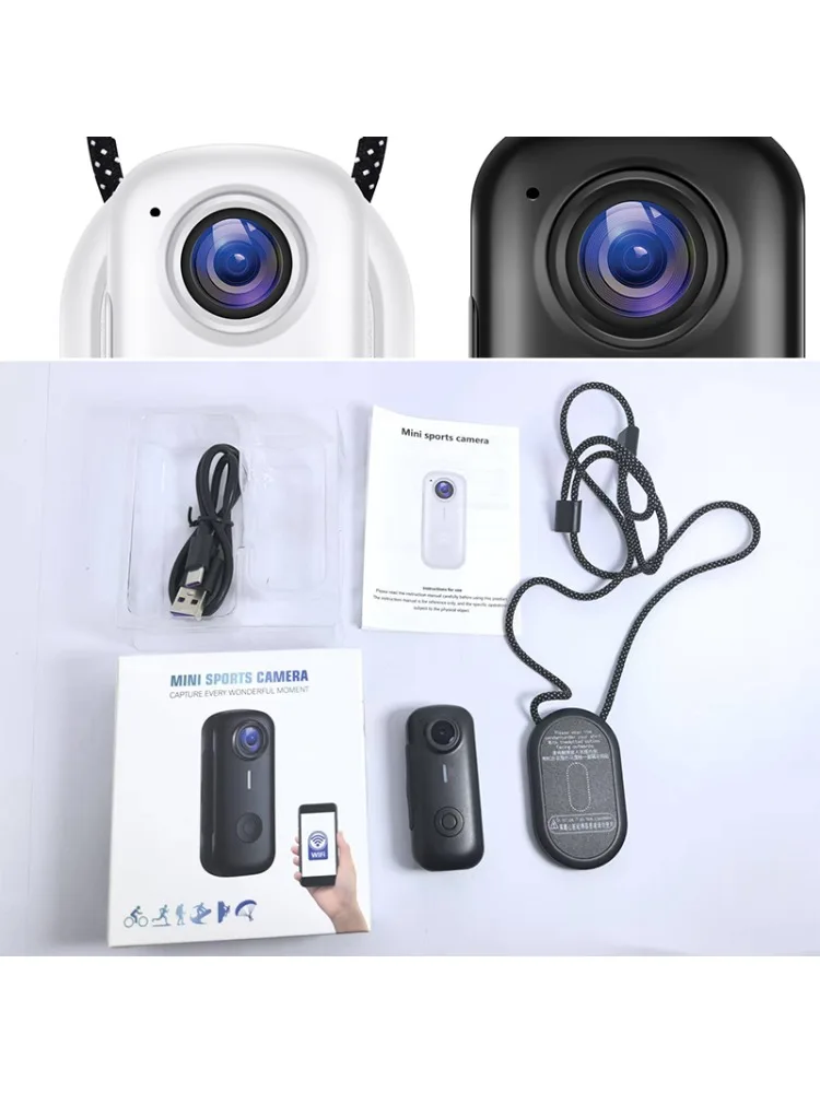 AliExpress luxuglow Magnetic Thumb Camera 2K 120° Wide-Angle Sports Action Video Cameras for Casual Vlog WiFi Bike Motorcycle HD Anti Shake camera