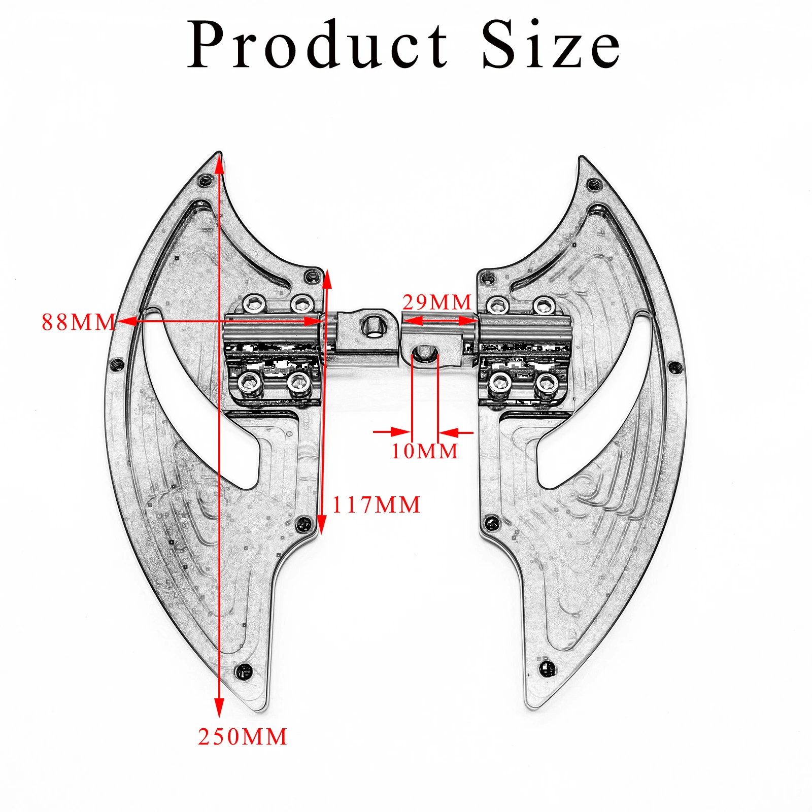 Motorcycle Rear Floorboards Male Mount Foot Pegs Floor Board Pedals For Harley Touring Electra Glide Road King Dyna Sportster