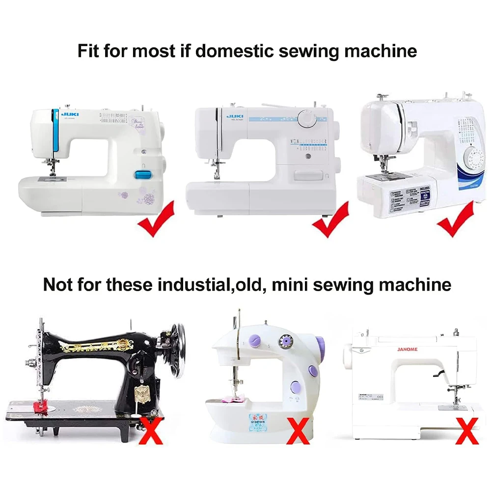 Concealed Invisible Zipper Presser Foot For Low Shank Snap-On Singer Brother Juki Babylock Domestic Sewing Machine Accessories