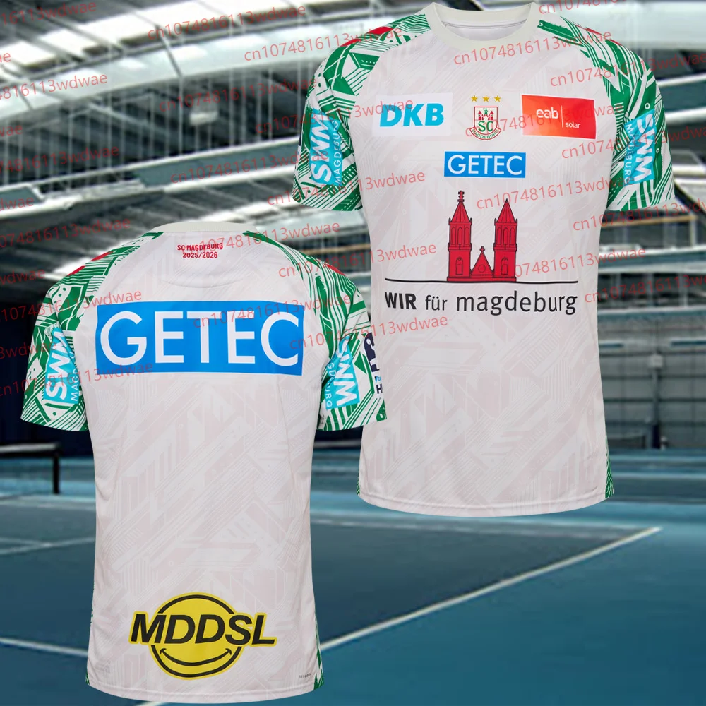 2026 ألمانيا SC Magdeburg قميص كرة اليد الشباب الاطفال ملابس رياضية المتضخم التدريب كرة اليد موحدة تنفس رجل كرة اليد جيرسي #2