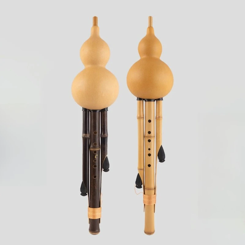 

Bamboo Hulusi Professional Performance C/G/F Tone Portable Musical Instruments Hulusi B Flat Key/D Minor Key Sound Healing