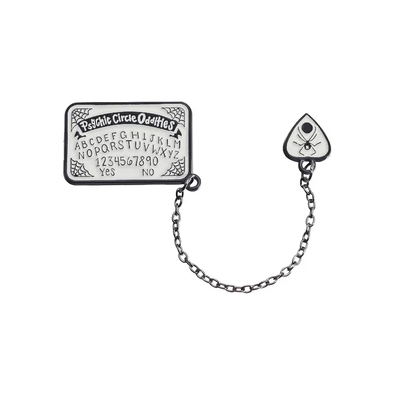 Psychic Brooch Simple English Metal Badge Small Gift Wholesale Bag Pins for Caps Cap Pin Backpack Accessories Lapel Badges Hat