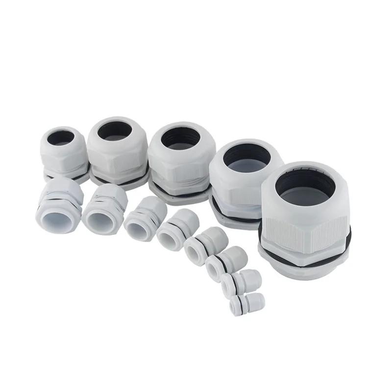 IP68 Nylon Cable Glands PG 7 9 11 13.5 16 19 21 25 29 36 High Quality Wire Plastic Waterproof Connector Cable Joints