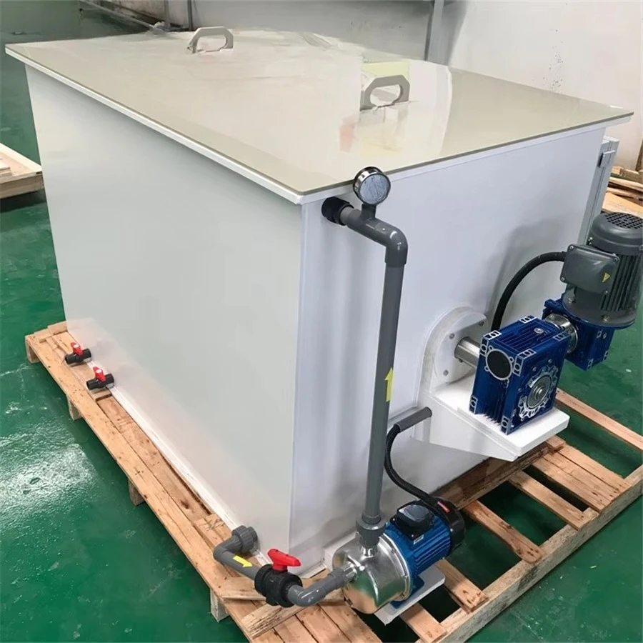 Recirculating Aquaculture Systems Bio Fish Farm Rotar Drum Filter