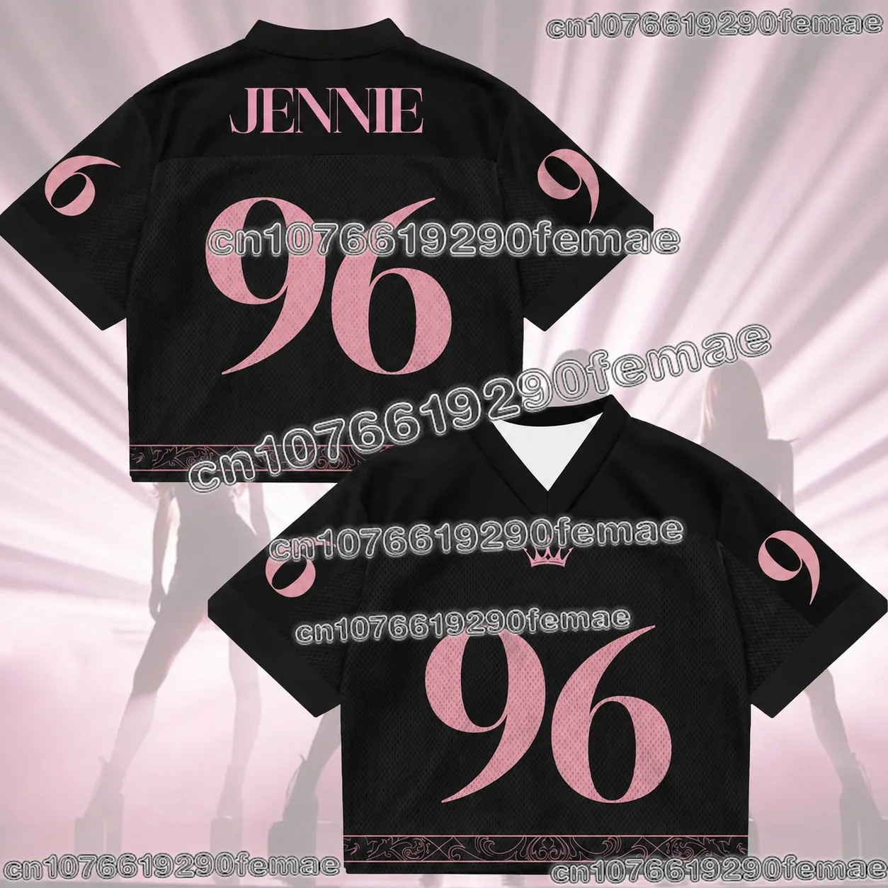 BLACKPINK Supporter Fan Jersey T Shirt MOTO2026 Graphic V Neck Tee Casual Fashion Comfortable Streetwear Kids Adults