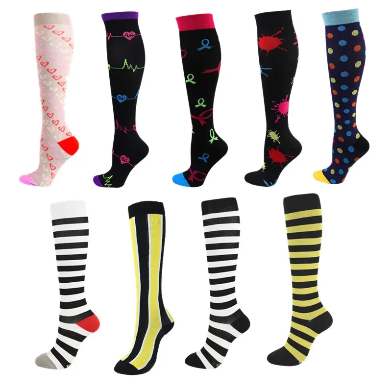 

Compression Socks Medical Varicose Veins Blood Circulation Maternal Care Socks Men's Running Basketball Rugby Cycling Socks New