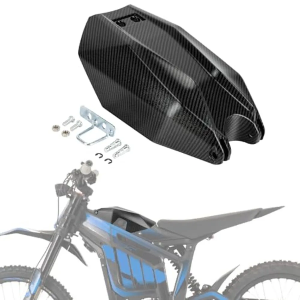 

Motorcycle Accessory Battery Cover Fairing Protective Cover Carbon Fiber For Talaria Sting MX3/MX4 Electric Dirt Bike
