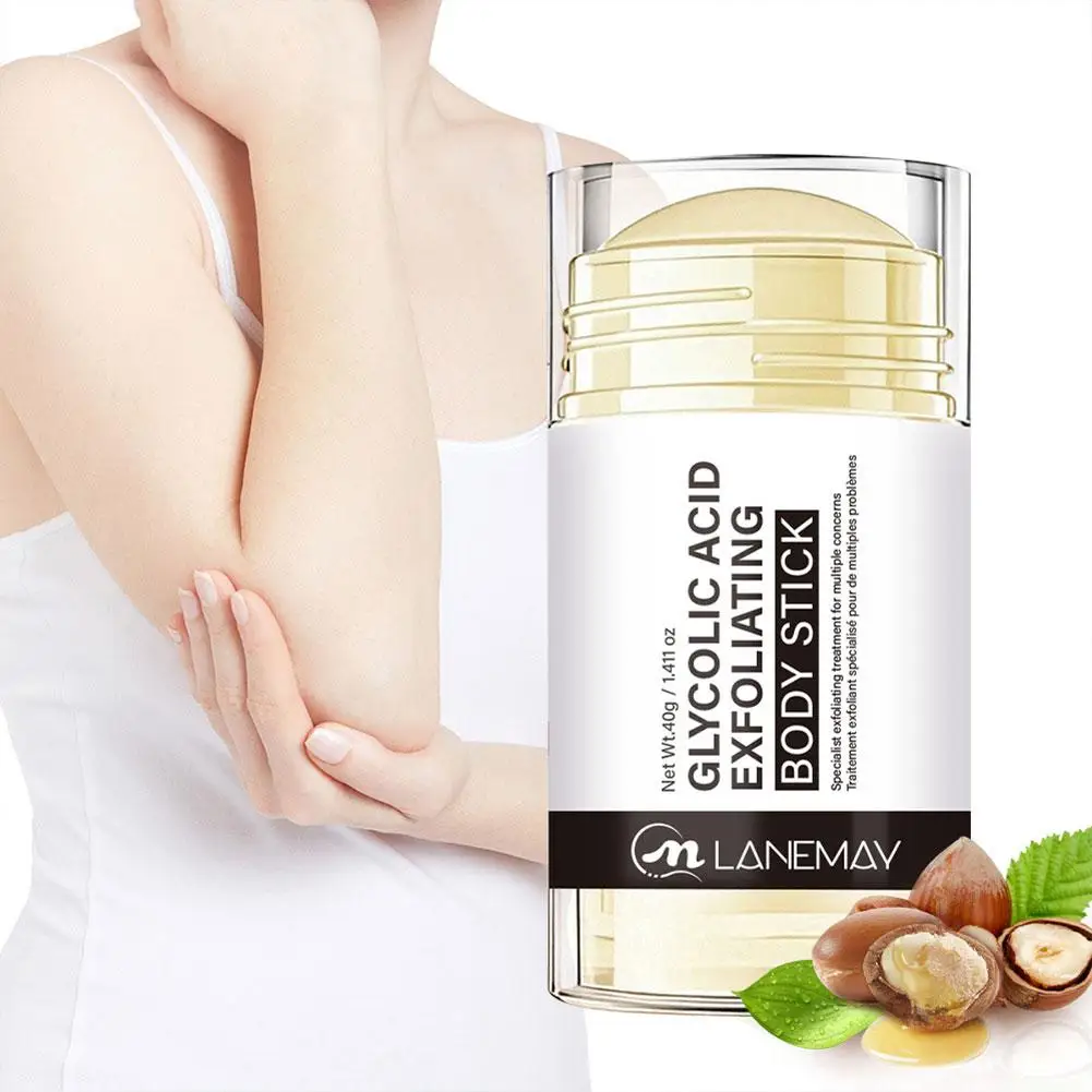 Glycolic Acid Body Stick 45g - Multiple Concerns, One Targeted Solution, Delivers Deep, Fragrance Free, for All Skin Types