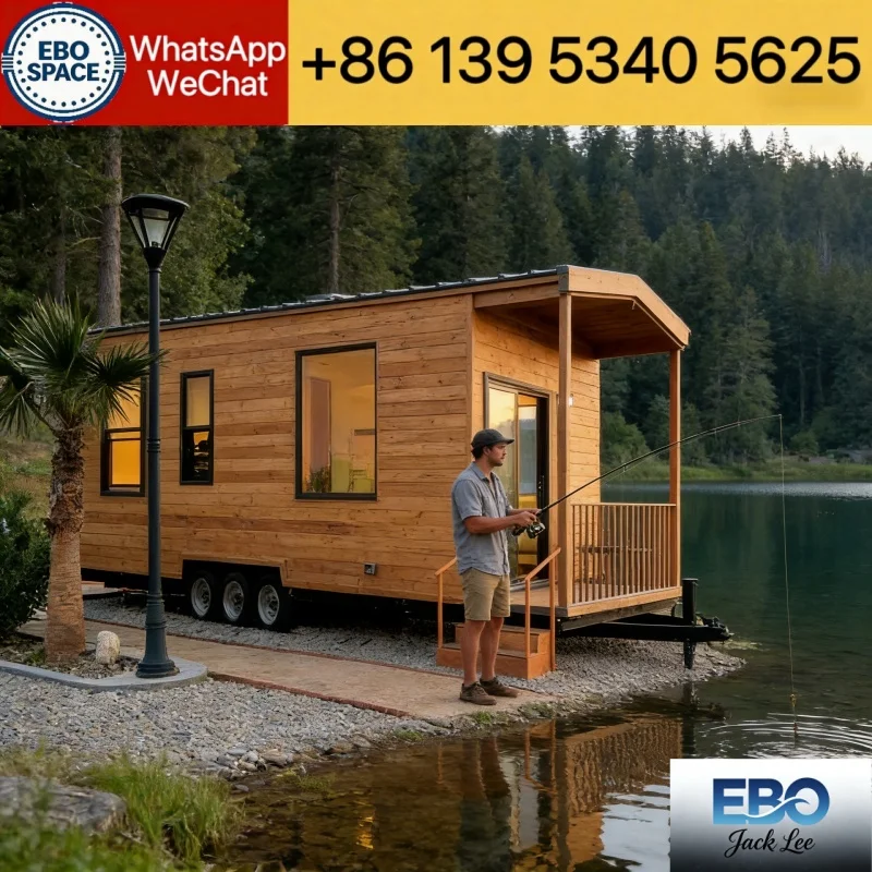 China Made Foldable House 20ft 30ft 40ft Low Cost Prefabricated Tiny Cabin Waterproof Durable Garden House Expandable Container
