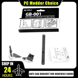 LIAN LI GB-001X GPU Anti-SAG Bracket, Graphics Card Hidden Support VGA Holder For ATX & E-ATX Sized Motherboards PC MOD