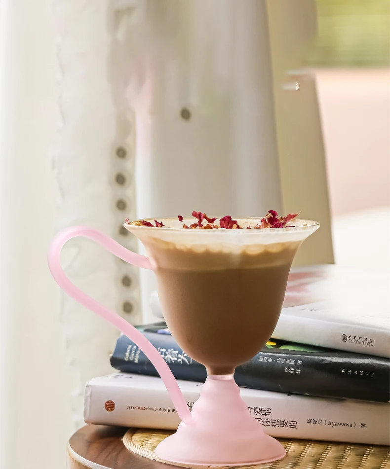 

Multi-Color Frosted Latte Art Coffee Mug High Temperature Resistant Milk Cup for Afternoon Tea And Breakfast Tea Set