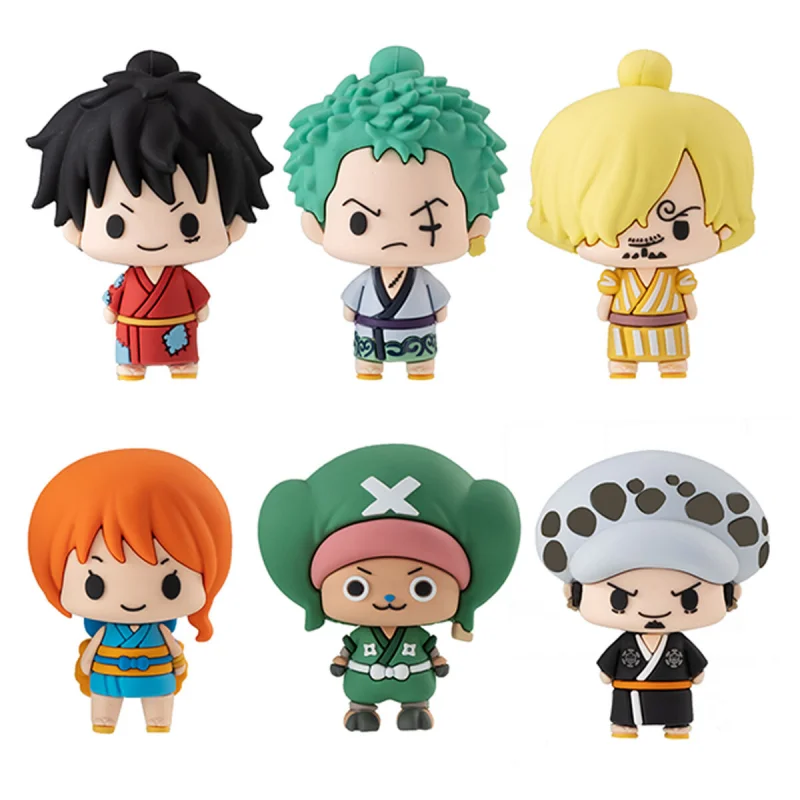 

MegaHouse ONE PIECE Anime Figure CHOKORIN MASCOT Nami Chopper Sanji Action Figure Toys For Kids Gift Collectible Model Ornaments