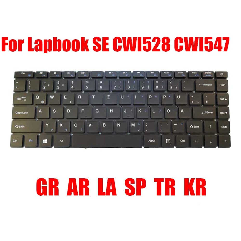 

GR AR LA SP TR KR Laptop Keyboard For Chuwi For Lapbook SE CWI528 CWI547 13.3 Germany Arabia Spanish Turkish New