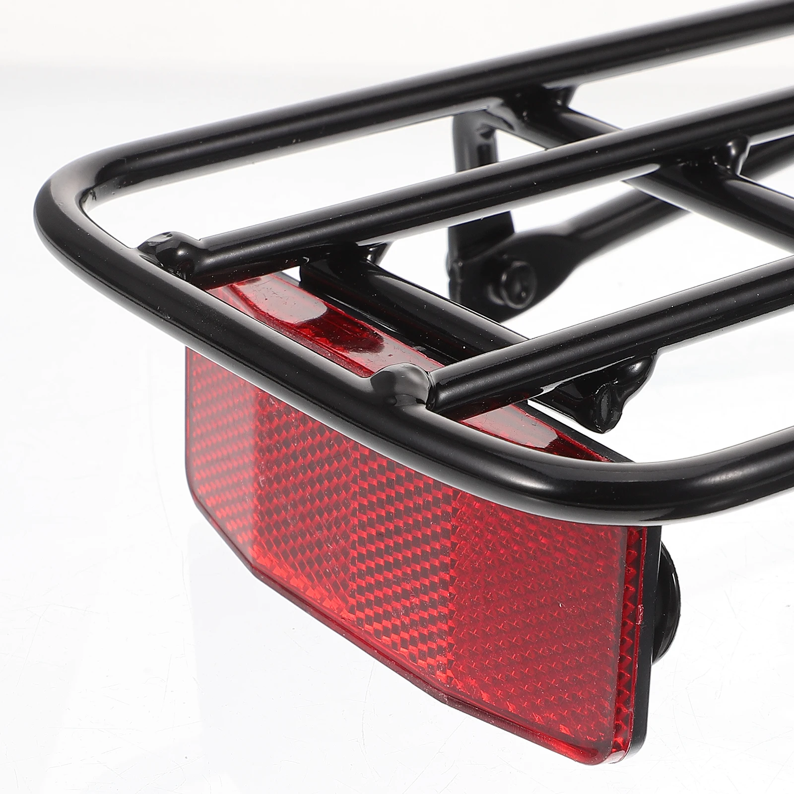 

Electric Bike Rear Rack 14inch 16inch Foldable Luggage Carrier Durable Frame for Mountain Bikes Stable Backseat
