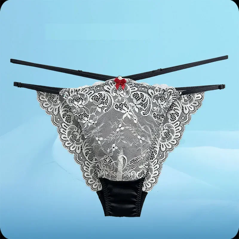 Cuecas masculinas de renda de seda rosa, show ao vivo, dança, DJ, clube, bar, festa privada FKK, presente BF, calcinha tanga