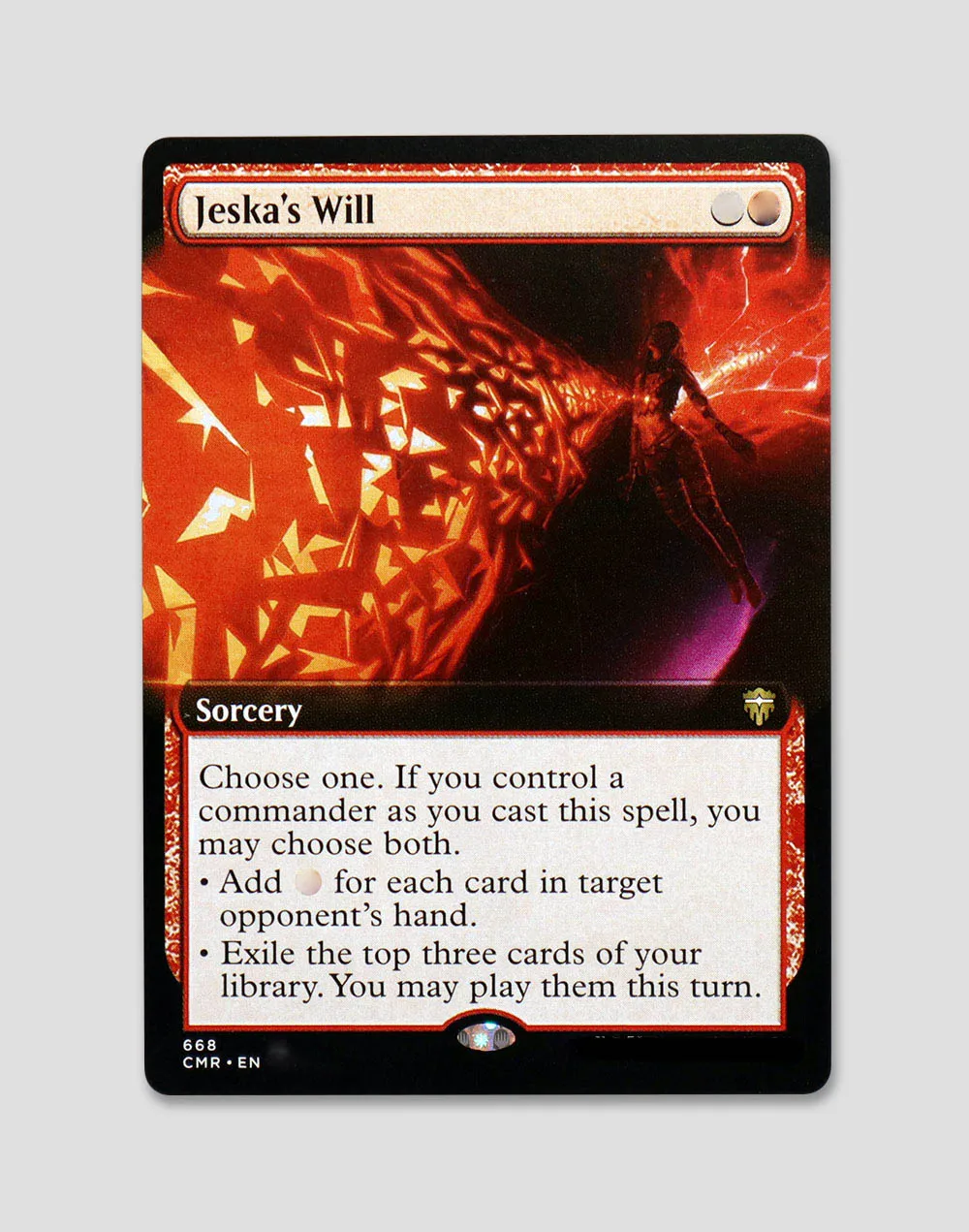 CMR Jeska's Wil Holo /Foil TCG Magical Proxy Cards Game Quality Proxy Gathering Board Playing Game Trading Cards Proxy