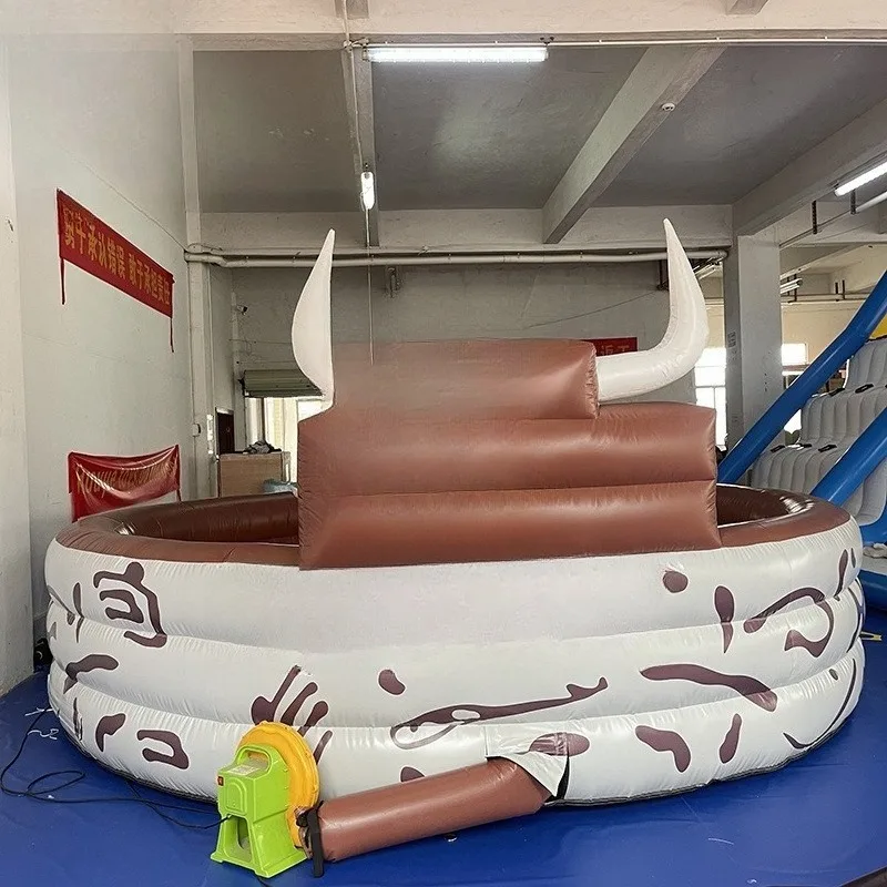 Inflatable crazy bullfighting machine, amusement equipment, indoor and outdoor leisure rotating bullfighting machine
