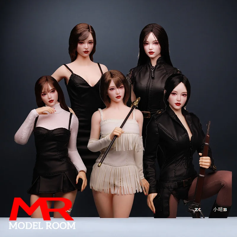 

Z6TOYS ZC019 1/6 Scale Asian Movable Eyes Head Sculpt Carving Model Fit 12'' Female Soldier Action Figure Body Dolls In Stock