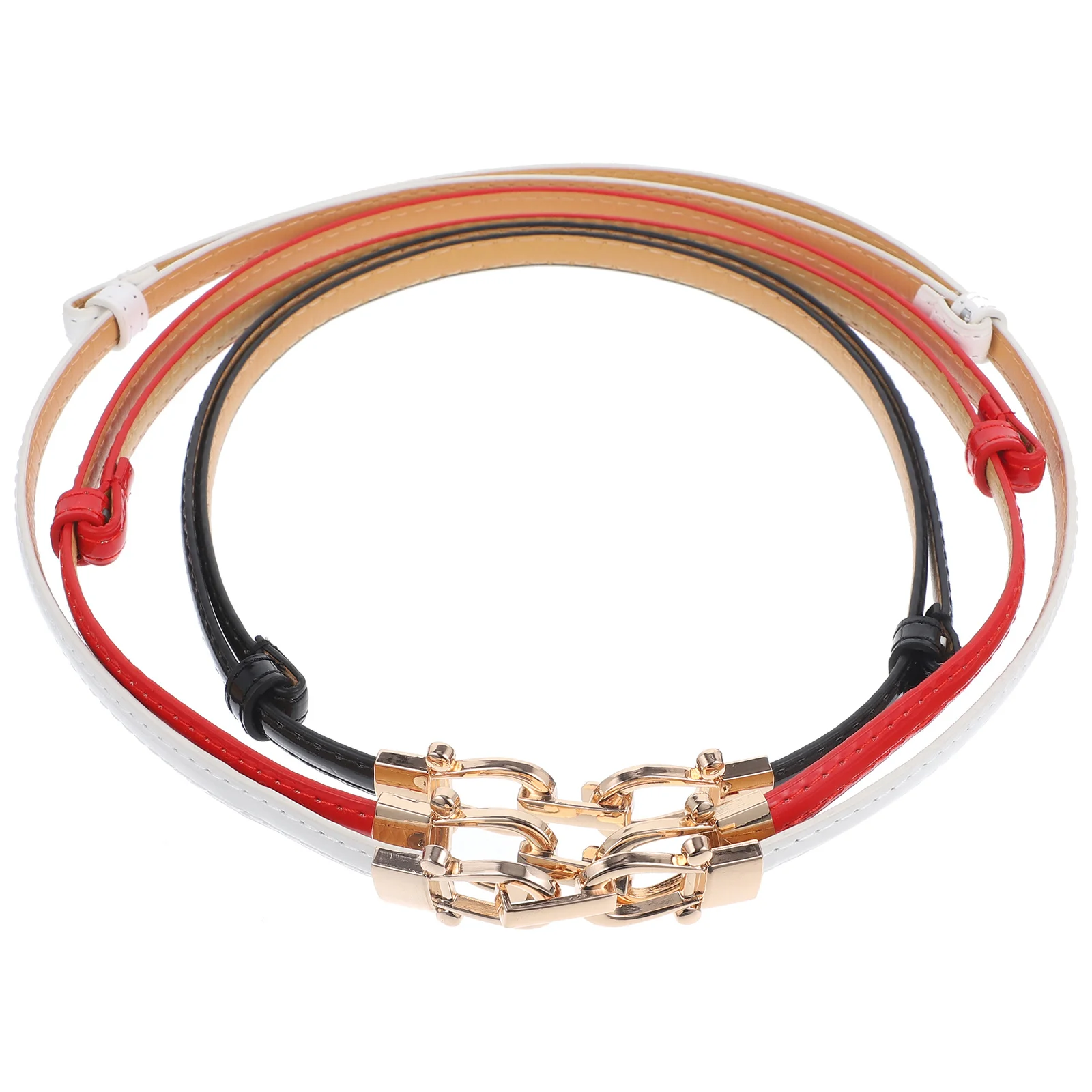 

3Pcs Women's Belts for Jeans Dresses Skinny Strap Durable Elegant Gift Dress Belts for Women Women Waist Belt