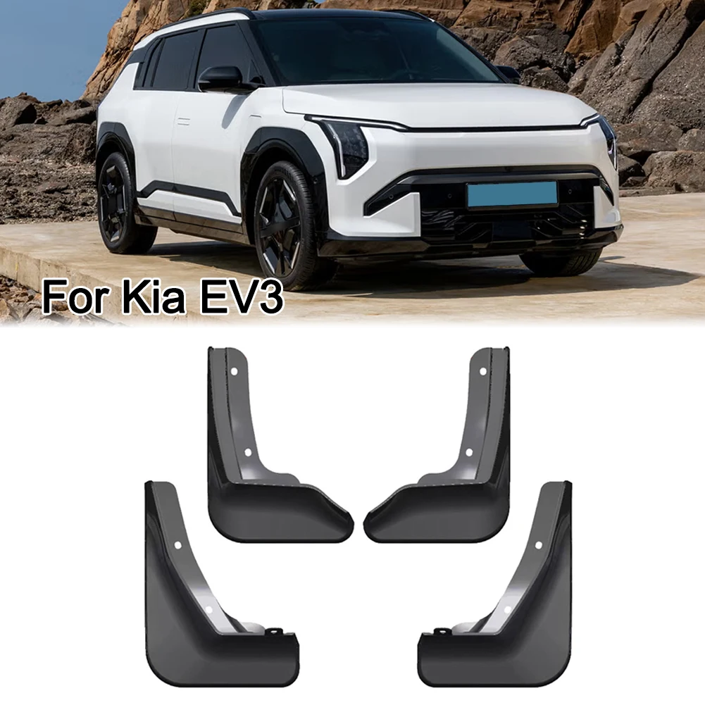 Front Rear Mudguard Car Tire Fender Flares Easy Installation Process Made Of ABS Material Manual Measurement Data