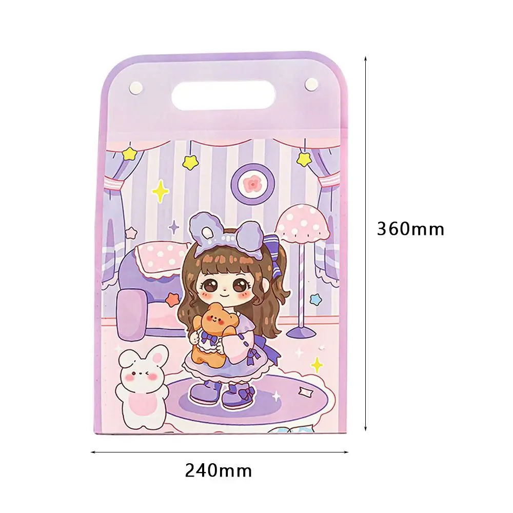 Creative Waterproof A4 File Folder Plastic Large Capacity Test Paper Storage Folder 13 Pockets File Organizer