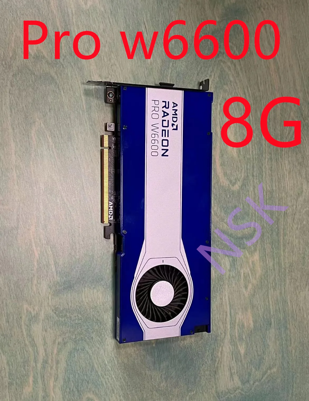 AMD Radeon Pro w6600 RAM 8GB professional graphics card for 3D modeling and rendering