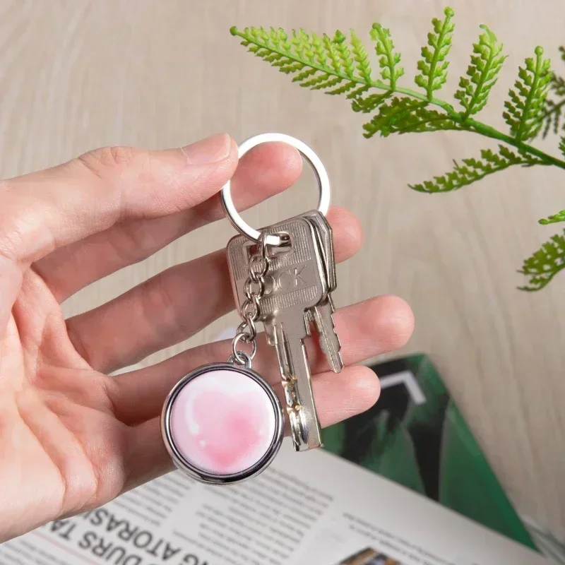 50Pcs/set Double-sided Keychain Button Making Supplies for Button Maker Machine 25mm/32mm/37mm for Badge Crafts Press Maker