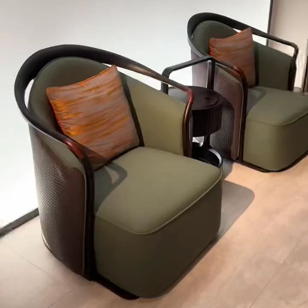 

Кресло для отдыха Ebony: Современное, легкое, роскошное, из массива дерева, одноместное.