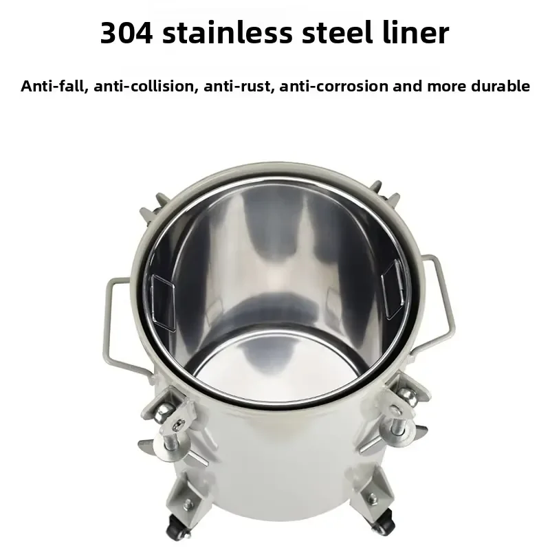 Pneumatic Pressure Barrel Spray Paint Pressure Tank High-pressure Stainless Steel Spray Glue Tank Automatic Stirring Paint