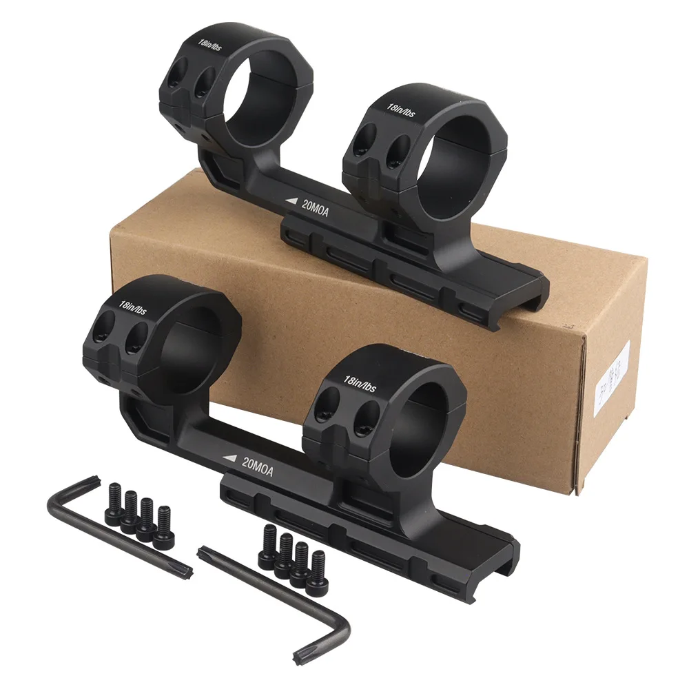 30mm 34mm Scope Mount One-Piece Cantilever 21mm Rail Tactical Optics Laser Sight Mount Base Toy Gun Riflescope Dual Ring Mount