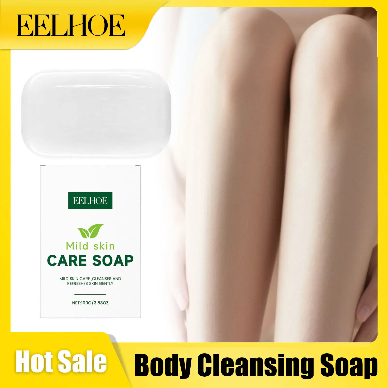 

EELHOE Skin Wh-iten Soap Deep Clean Shrink Pores Improve Roughness Remove Dirt Tender Moisturize Perspiration Body Brighten Soap