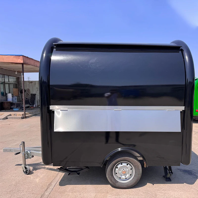 

Stainless Steel Fast Food Truck with DOT Certificate CE Marking for Snacks Ice Cream - Mobile Food Trailer for Sale