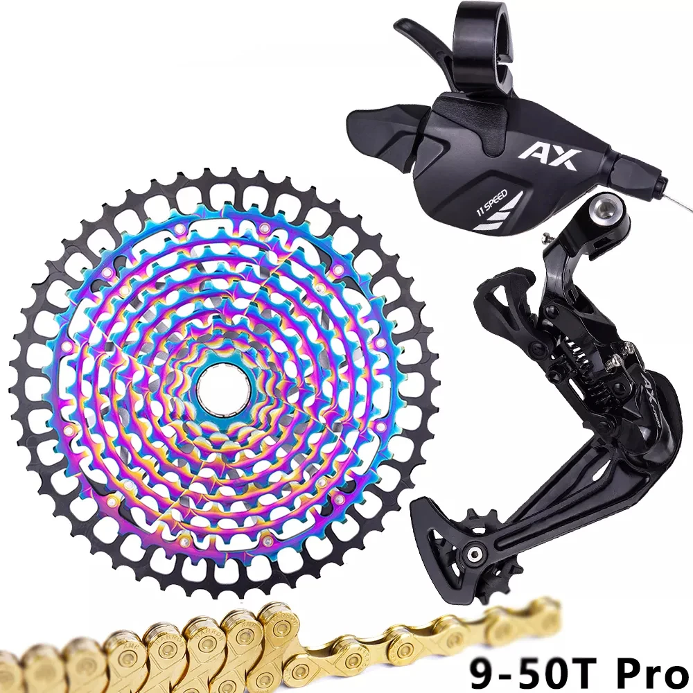 

11 Speed Bicycle Groupset Kit 1x11s Shifter Rear Derailleur 9-50T 9-46T 9-42T Cassette XD Chain Bike Parts Xtos 12 Speed 11 50