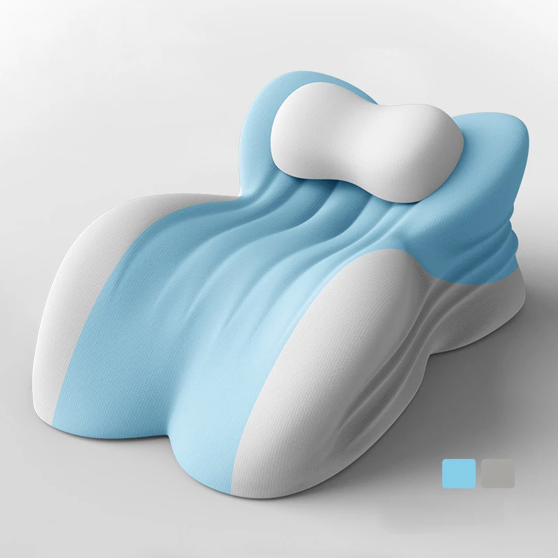 

Headboard for Sitting Up Back Neck Pain Relief with Face Down Massage Prone Pillow Function for Reading with Washable Cover