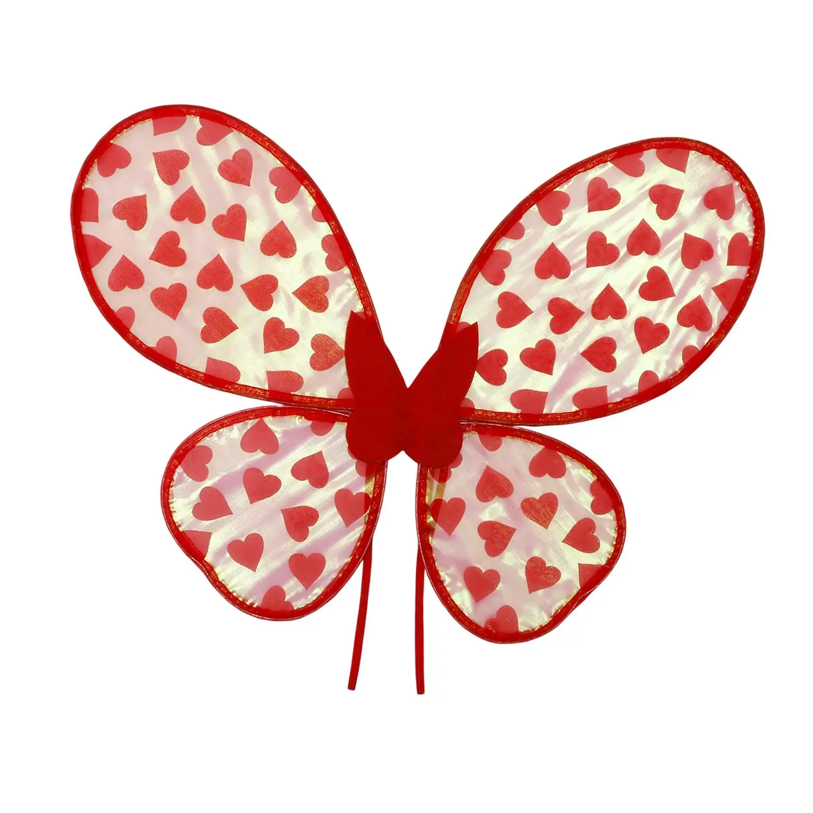 하트 나비 날개 댄스 의상 액세서리 오간자 화려한 드레스업 소품 크리스마스 할로윈 파티 공연용