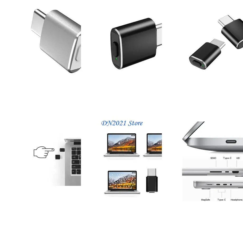 

F3KE Typec Mouse Jiggler Tiny Mouse Mover Mover Semulators широко используется 1 шт.